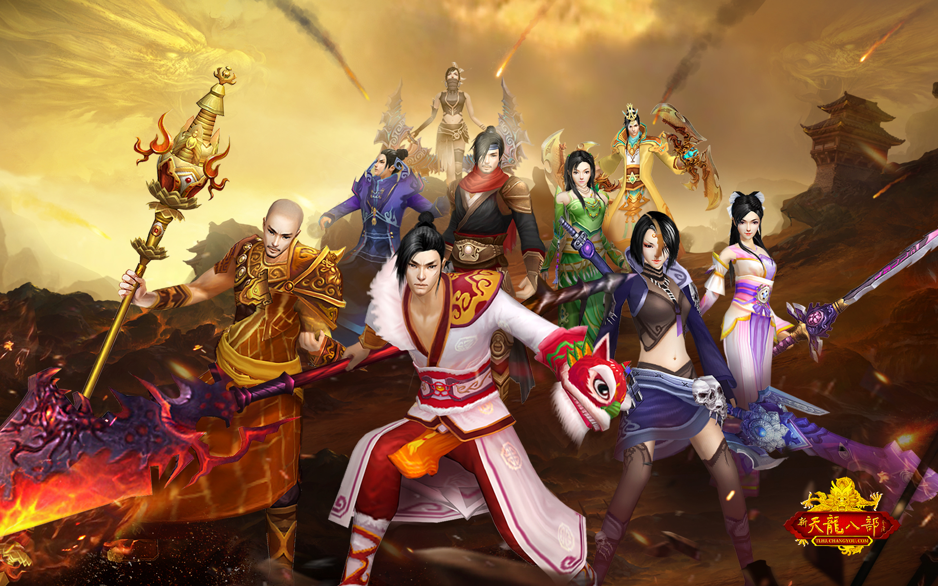 天龙八部其实在游戏里可以定义为是一个以战斗为主的场景,而且氪金