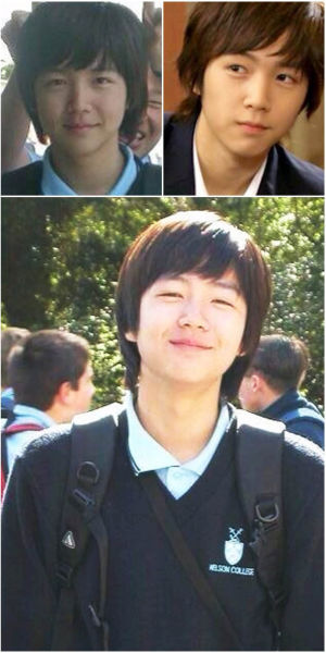 张根硕校服旧照外貌清秀天生美少年图