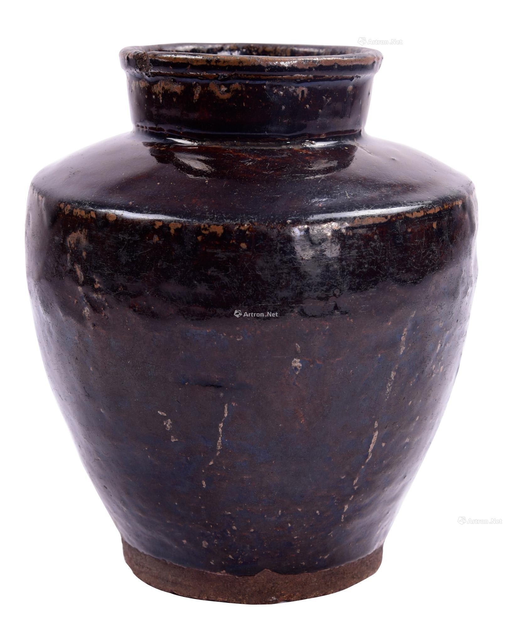 1054 宋代酱釉罐 (一件)