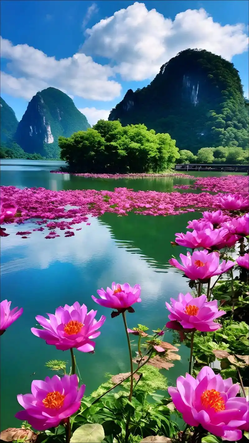 桂林山水.夏天,来到桂林漓江#感受大自然的气息和美景 #旅行 - 抖音