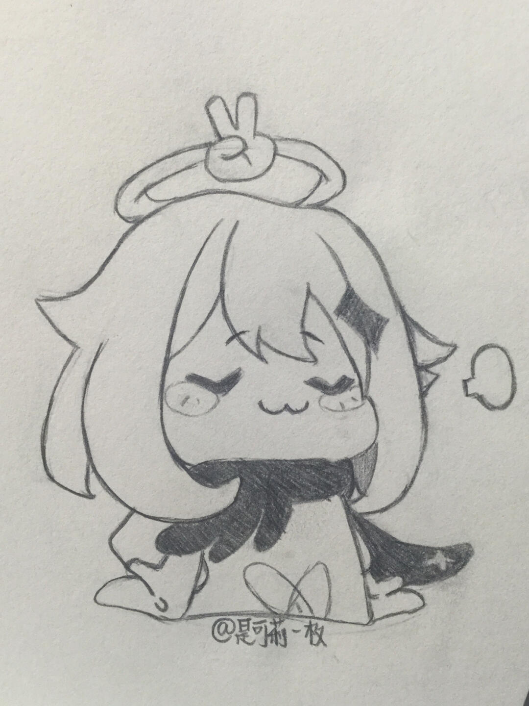 新的一年也要快快乐乐呀～(送给@派蒙不好吃的,嘿嘿)#原神   #原神小