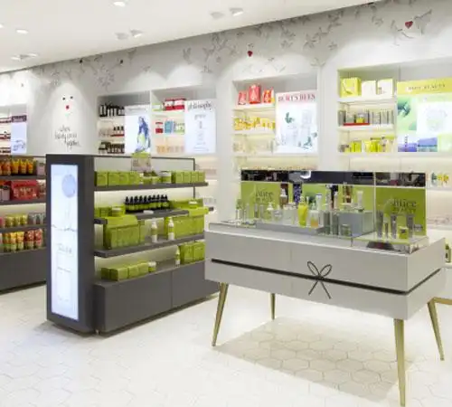 化妆品展柜合理陈列能达到意想不到的效果!