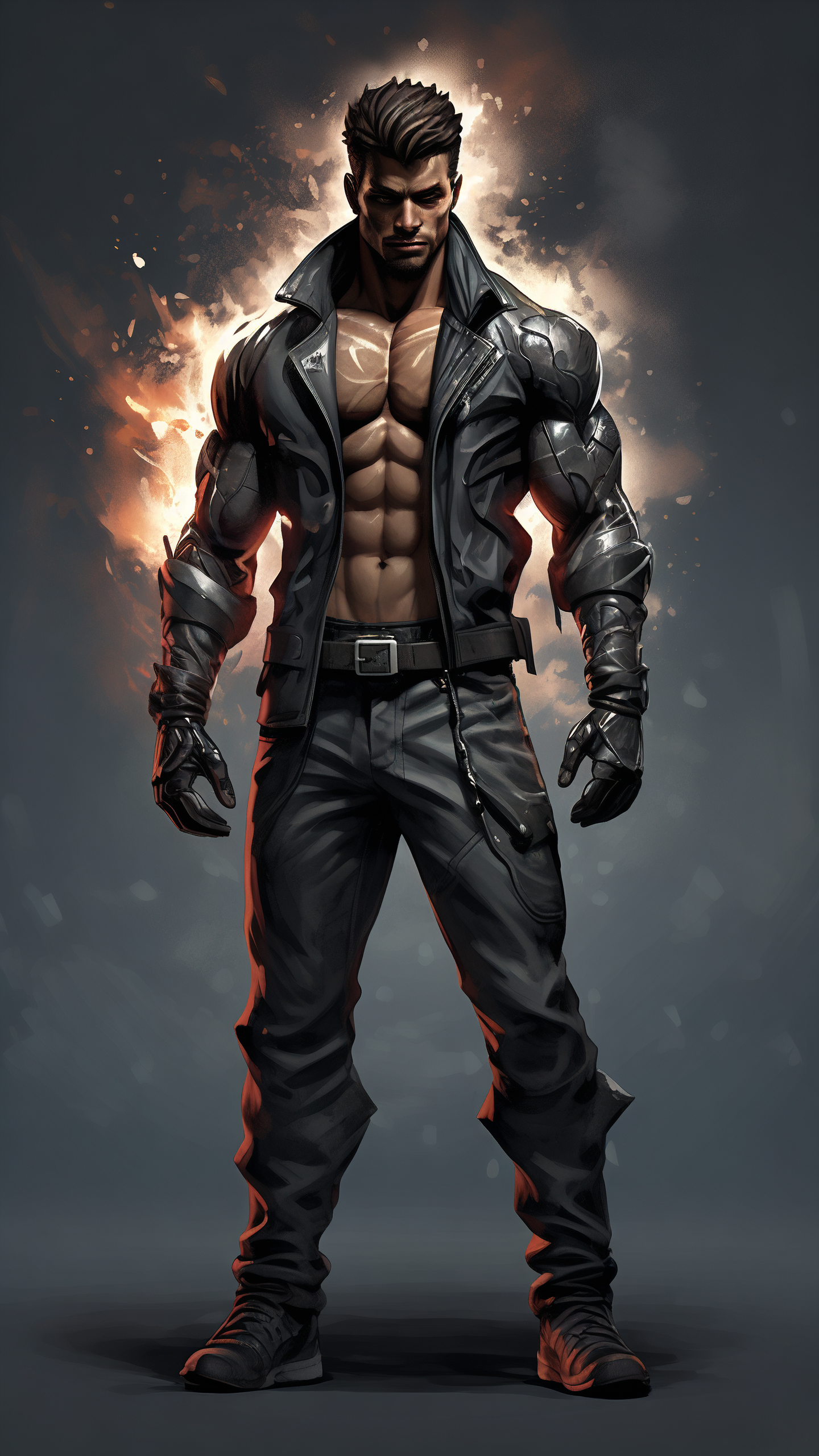 来看看这组霸气的肌肉男壁纸吧!