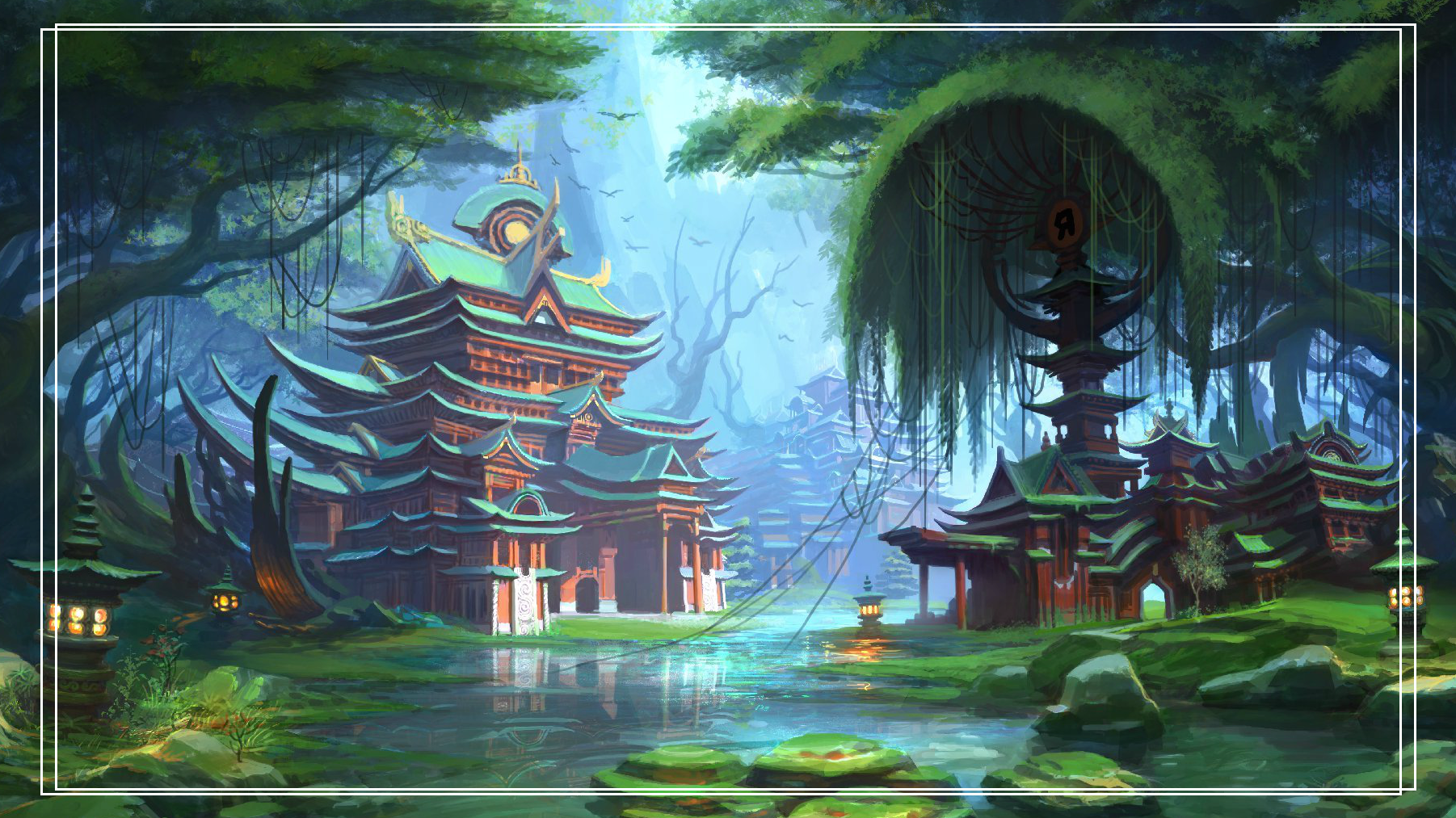 超清大图:中国风游戏场景概念设计图片集锦