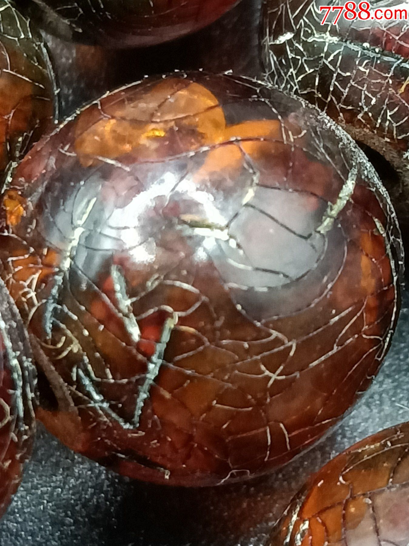 清代老琥珀手链