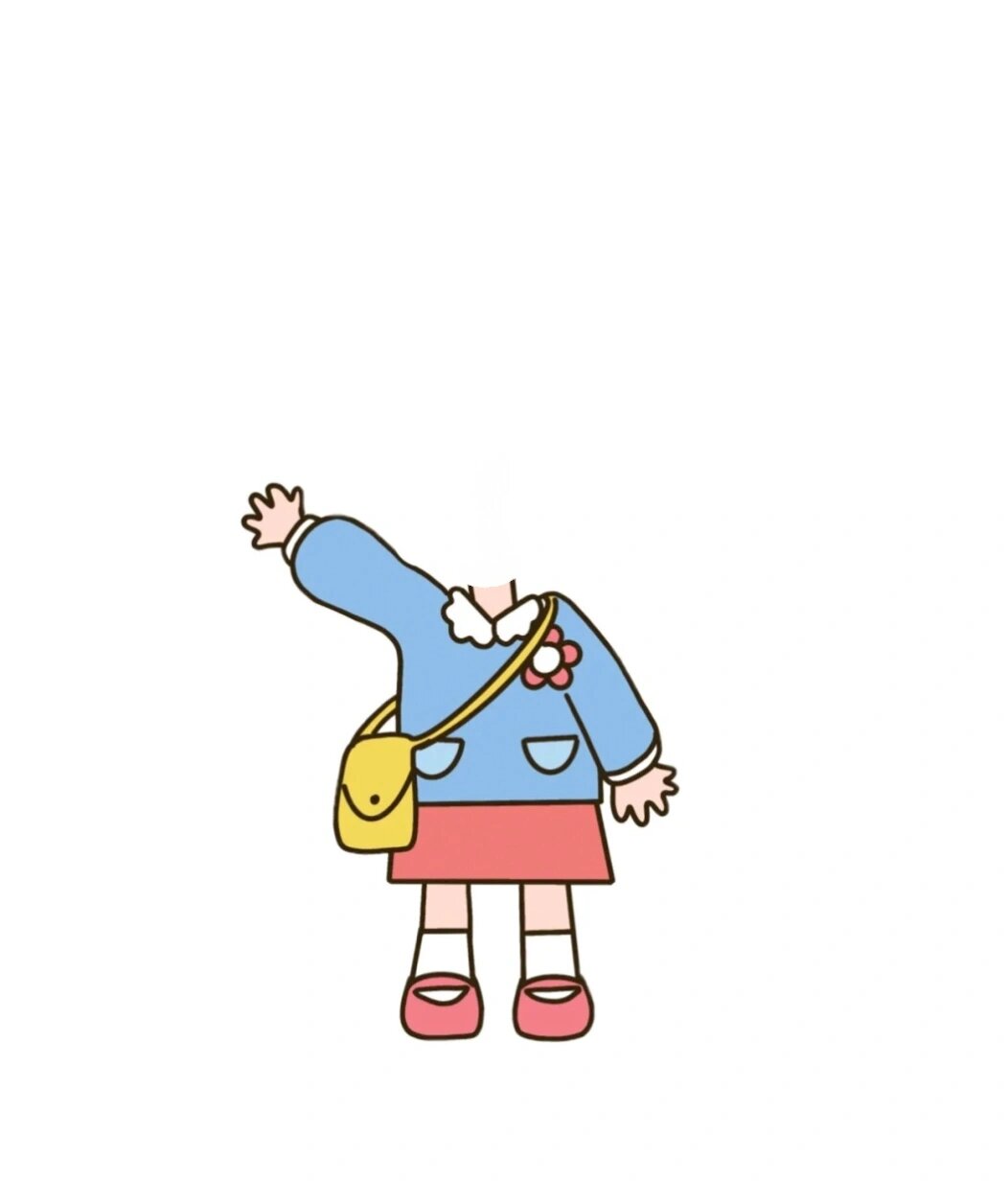 幼儿头像抠图素材卡通人物形象区域牌幼儿园