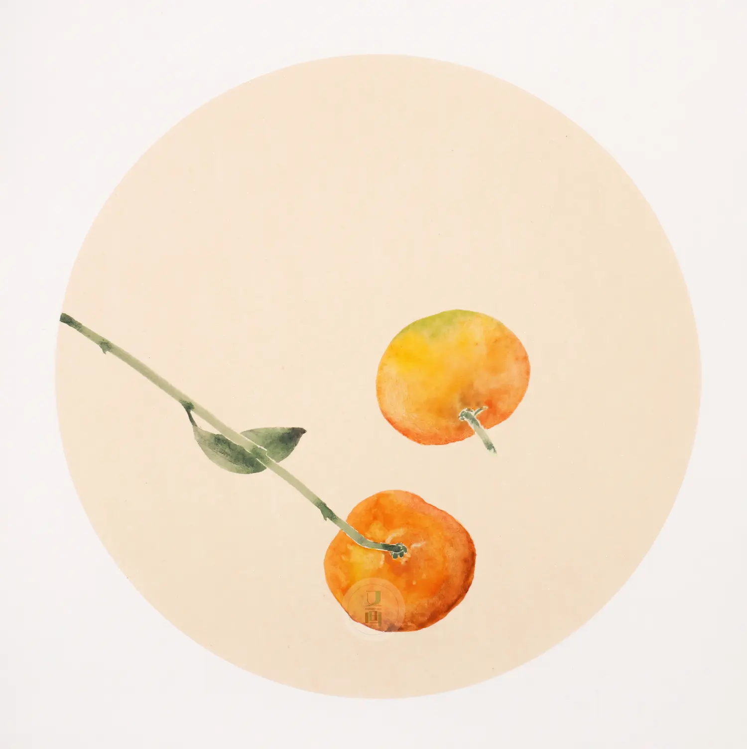 国画橘子教程分享欢迎收藏保存学习使用