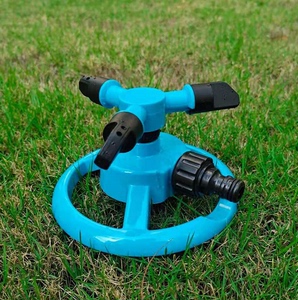 自动旋转洒水器三叉喷头园林浇水浇花草坪花园灌溉农业菜地喷水器