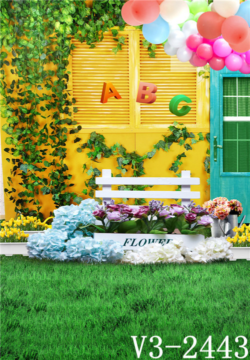 儿童摄影背景纸1.5x2影楼百天宝宝拍照超真实景墙创意真实风景布