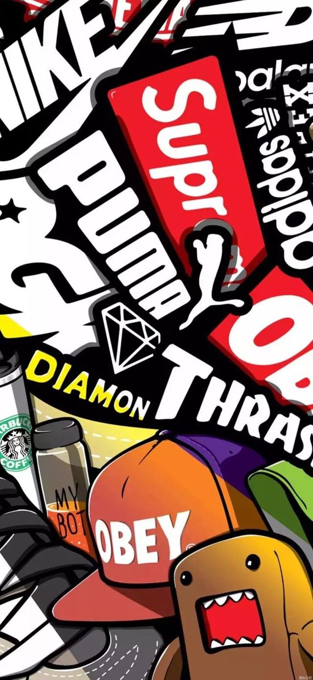 个性潮牌手机壁纸,超清锁屏,全面屏壁纸