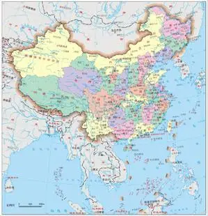 新品中国地图矢量高清大图cdr pdf电子版源文件网传素材软件通用