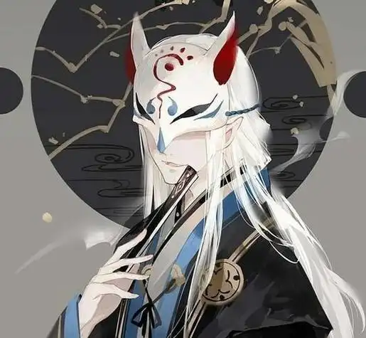 动漫戴面具古风头像男生图片 动漫头像图片大全 -【爱个性】