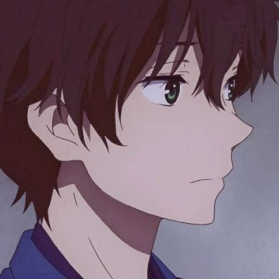 帅气动漫男头无人做你的光芒就自己照亮远方