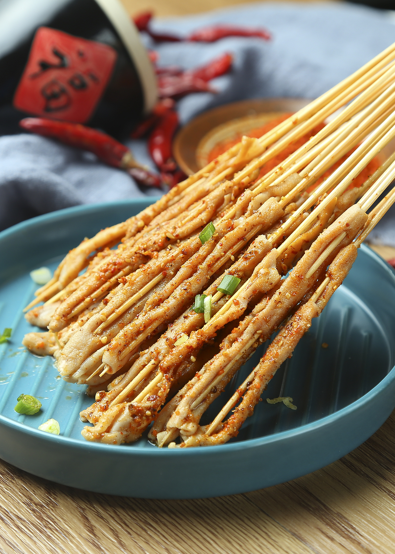 炸炸炸串串拍摄