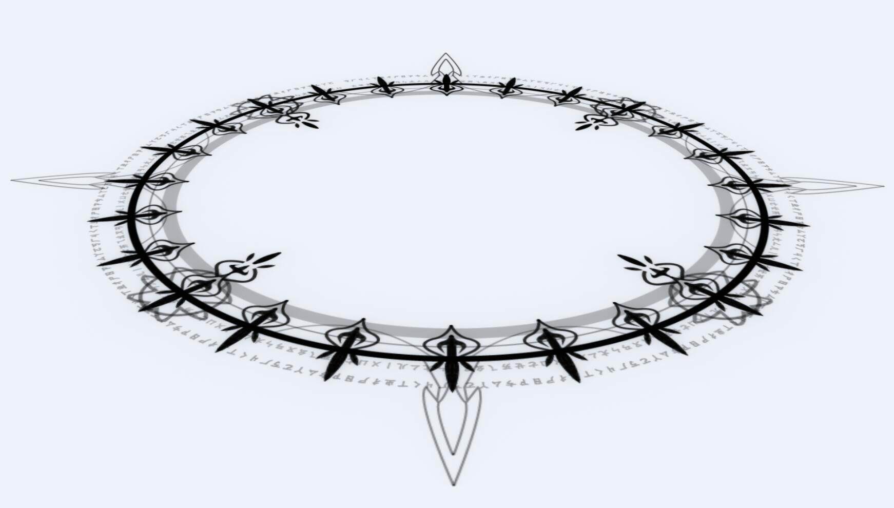 传奇精品素材-斗罗大陆高清6组单独魂环随意配置 png格式每色60张