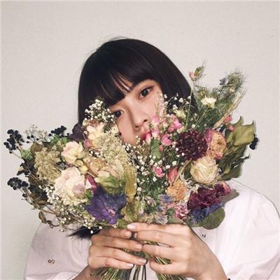 花遮脸女生头像唯美图片精选2021我只爱你三天昨天今天明天