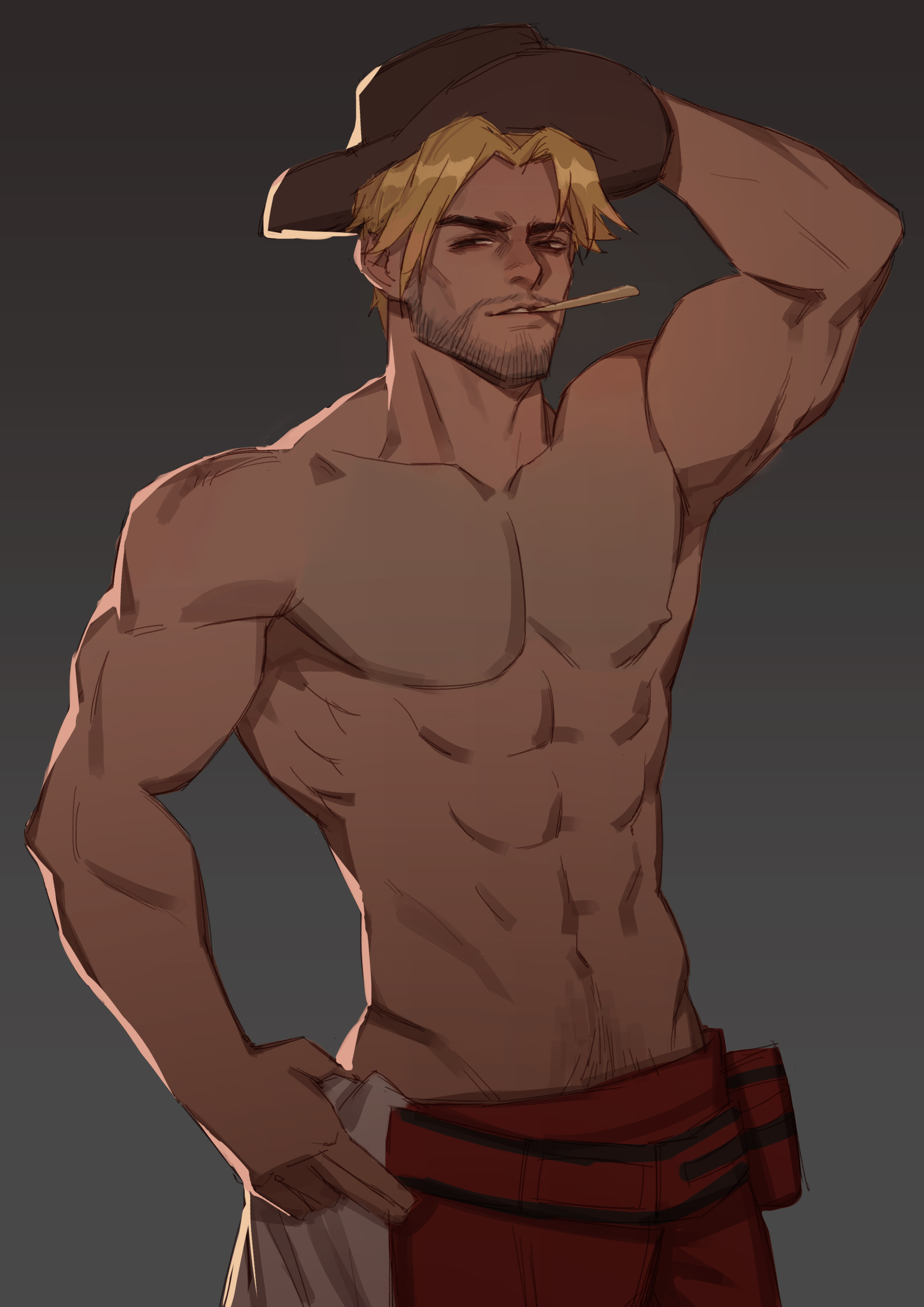 练习角峰肌肉明日方舟