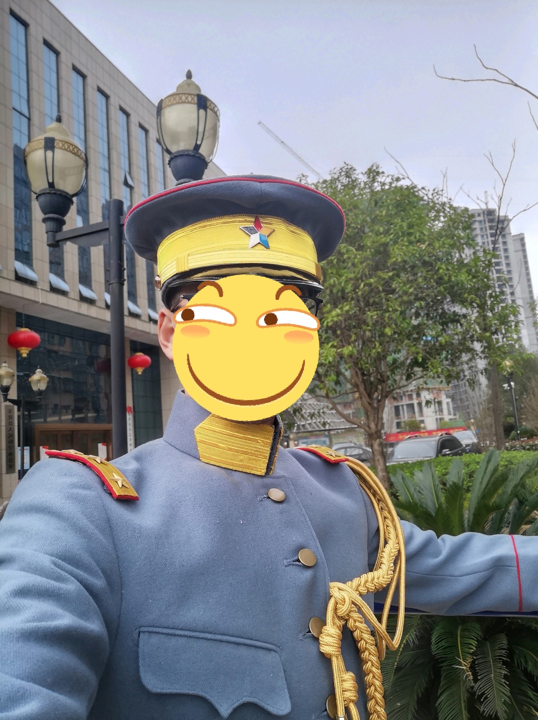 北洋军直系军阀上将接近吴佩孚的军服样式但又挂饰绪又上武装带的造型