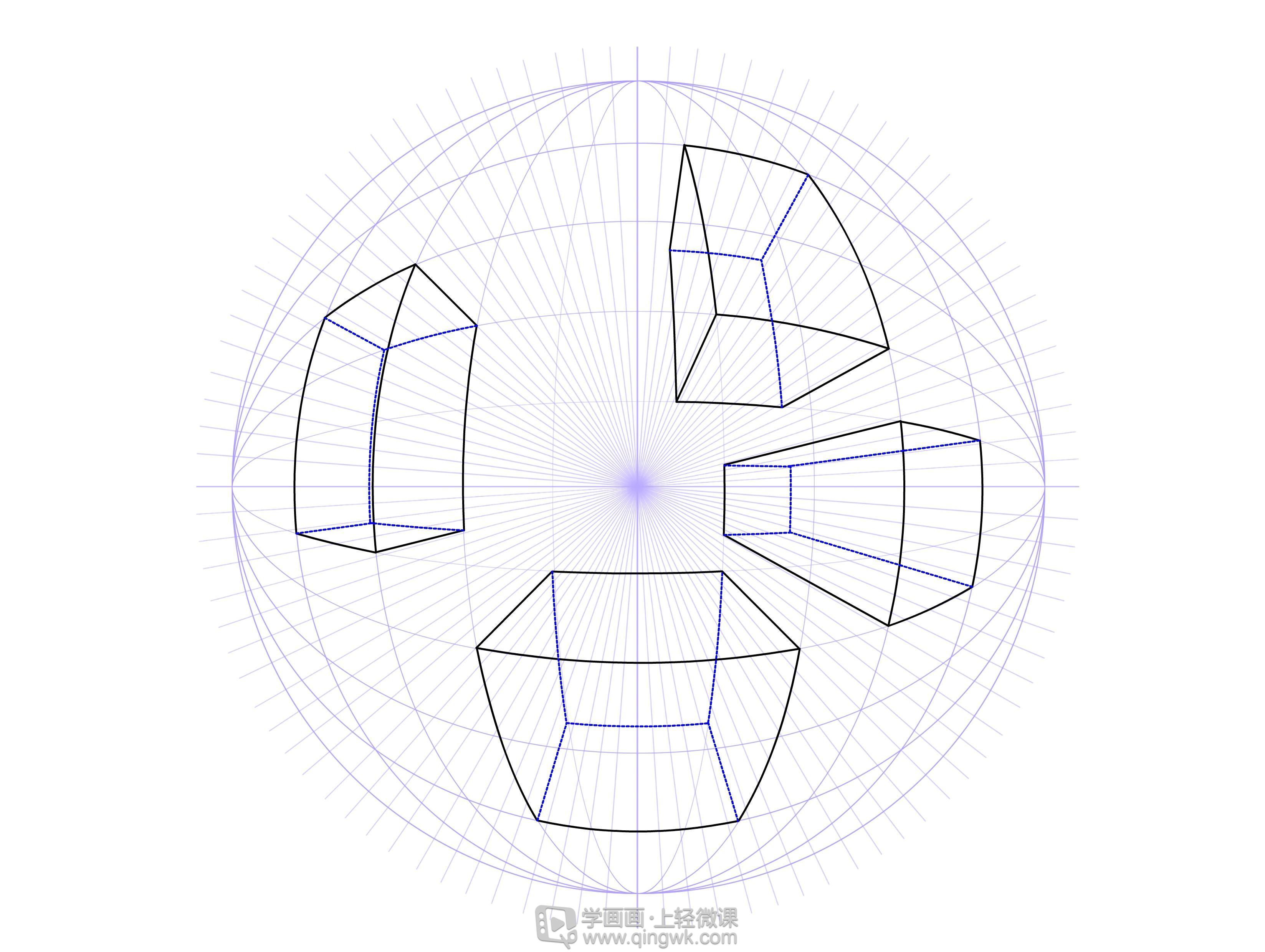 rh-20-218 你想怎么说 临摹鱼眼透视—画画基础鱼眼透视的练习