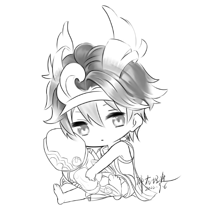 杨洋超话#pick你的星画手##超话创作官#「超萌瞬间」分赛场:杨洋q版