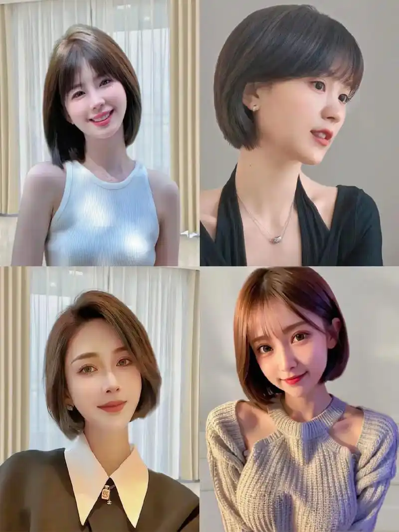 清新利落的短发,凸显你的优雅气质,瞬间减龄好几岁,简直是时尚 - 抖音