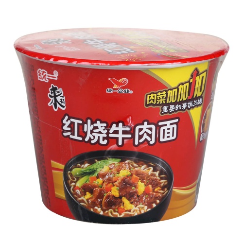 统一红烧牛肉面105g/桶