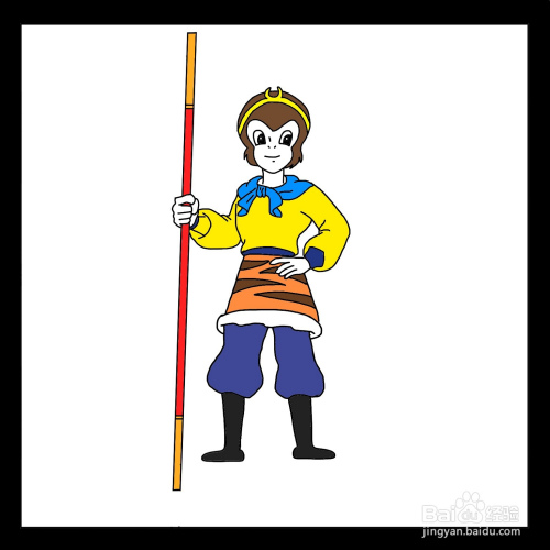 孙悟空简笔画-百度经验
