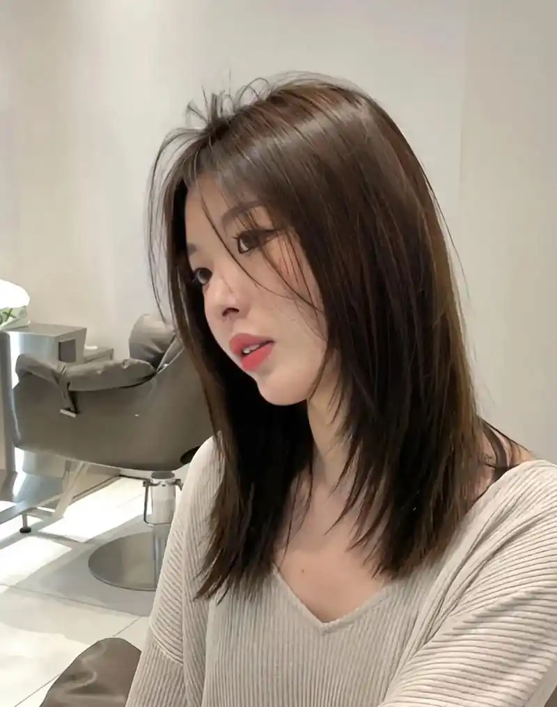 同城精选美发 清新自然的锁骨发,超级好打理! - 抖音