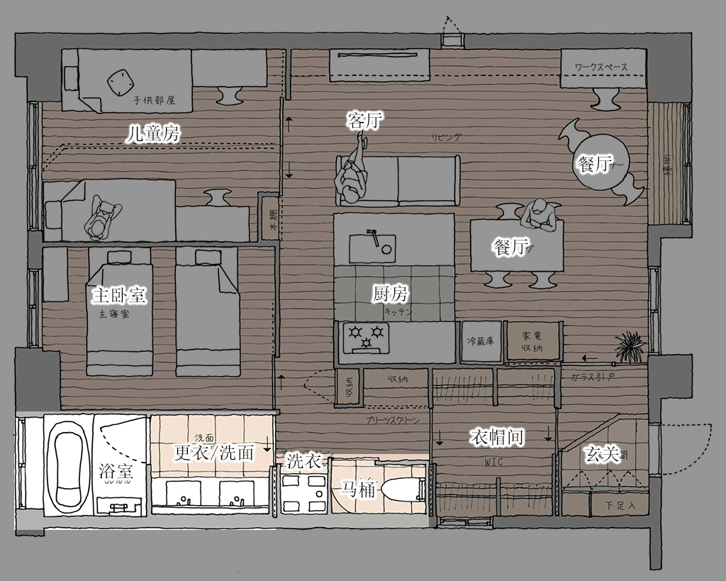 日本住宅的智慧全藏在这套74㎡的房子里了住起来真的超舒服