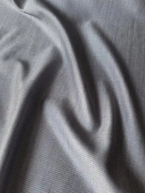 意大利进口真丝羊毛精纺面料