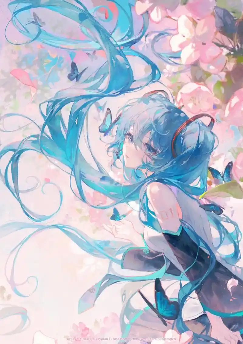 初音未来 #二次元 #二次元少女 #动漫老婆 miku网图 - 抖音