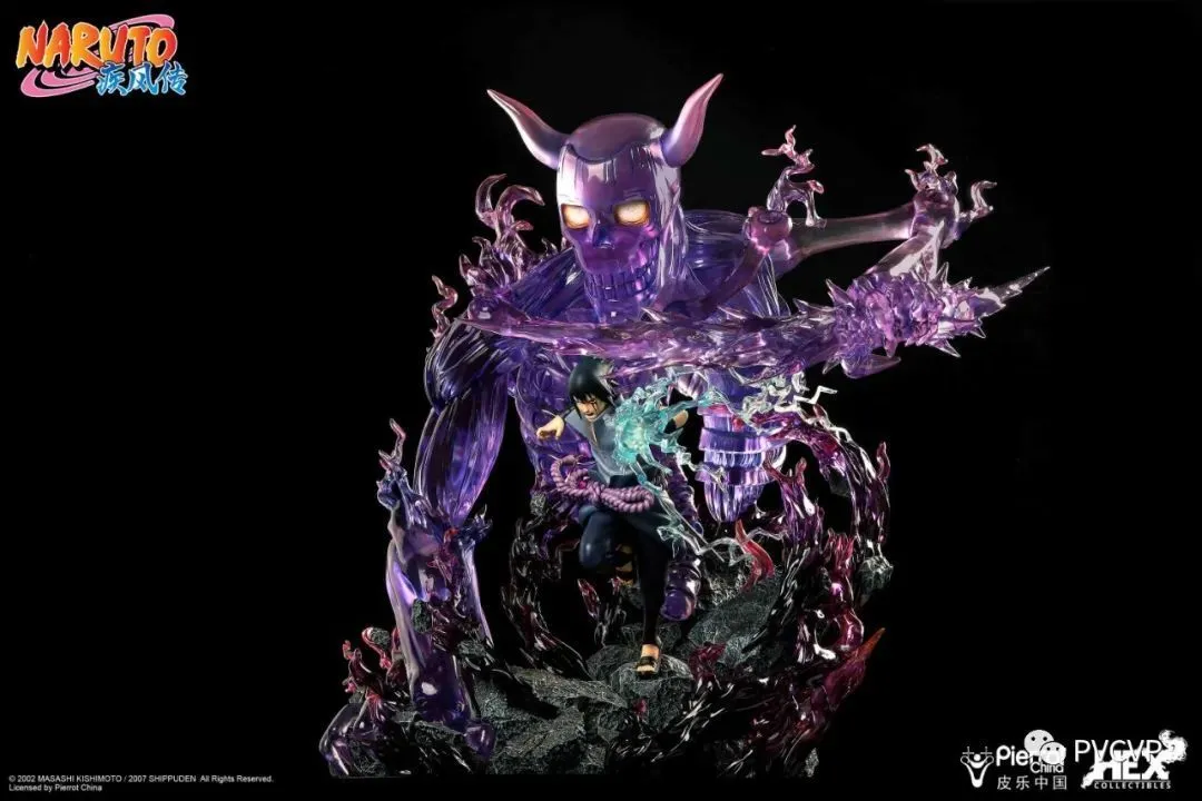 hex预售火影忍者疾风传正版授权宇智波佐助18雕像第一形态须佐能乎