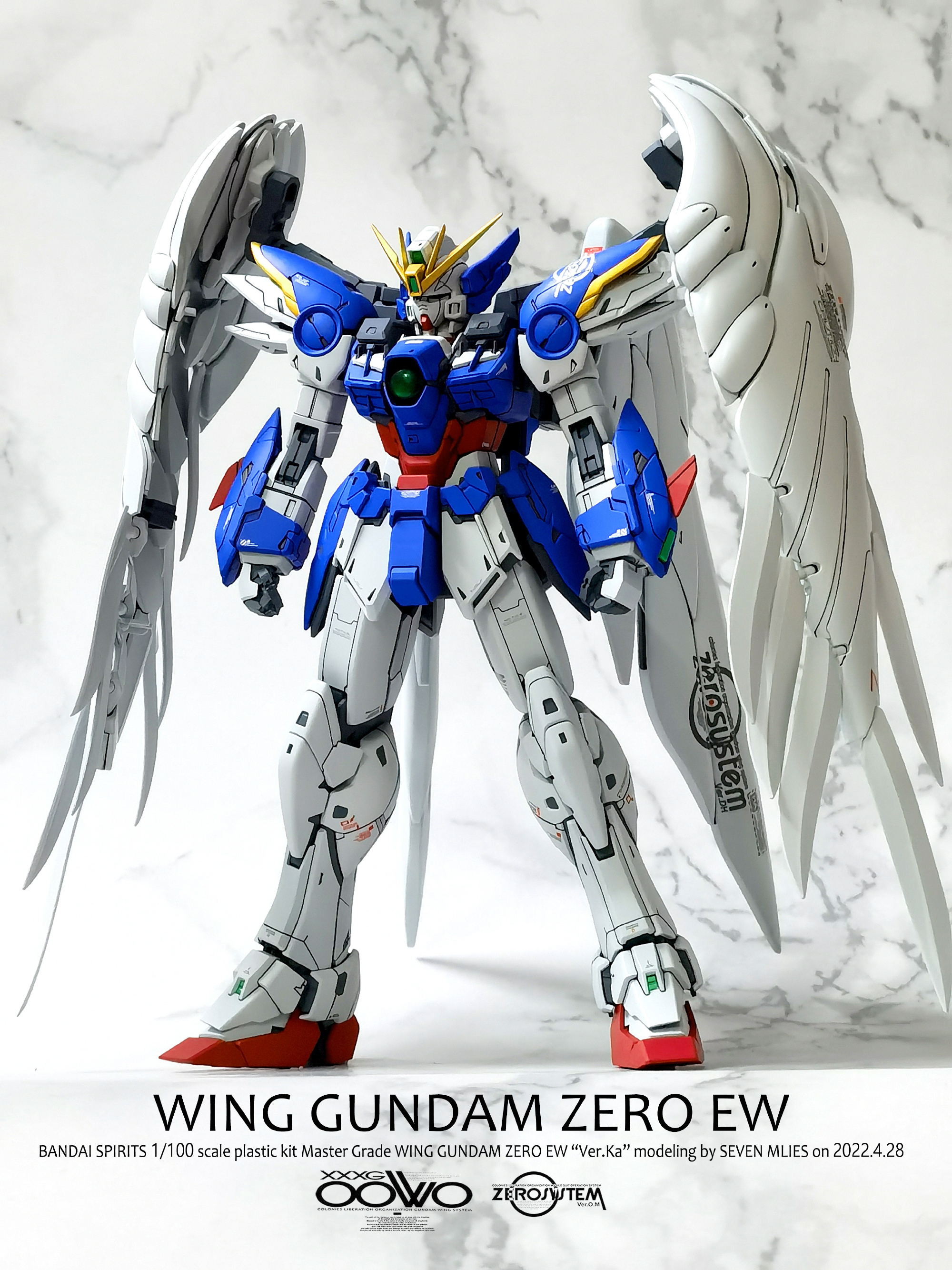 [作例]两年后的再度挑战——mg ka零式飞翼改制作