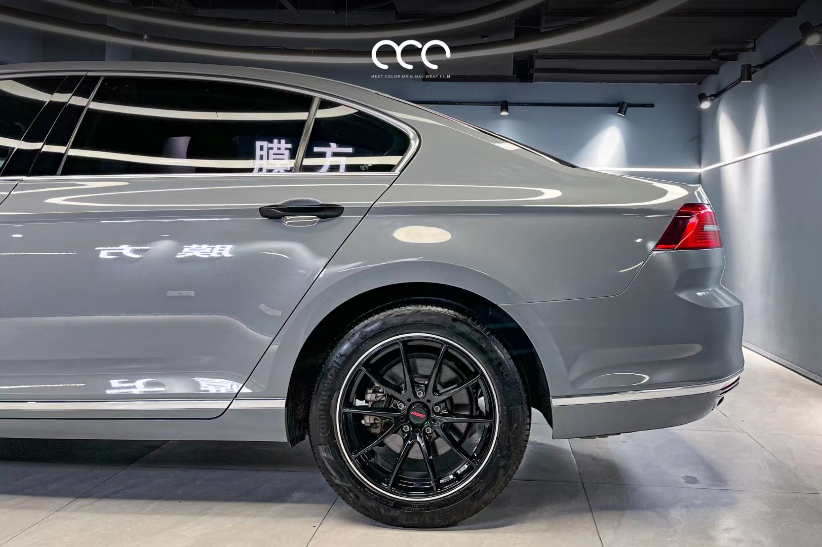 大众迈腾漫彩改色膜纳多灰,有质感的灰色