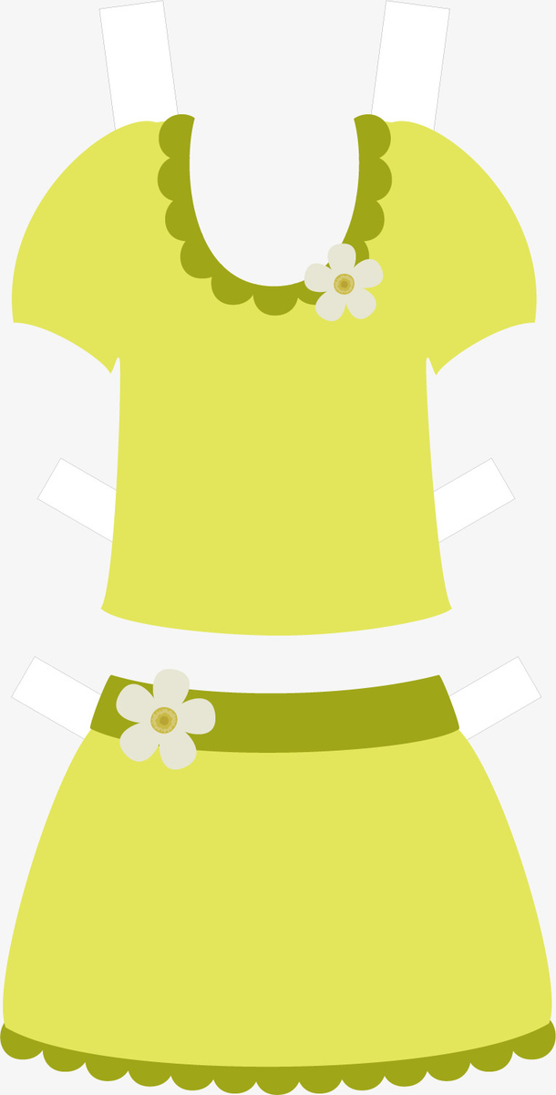 矢量图女士套装衣服