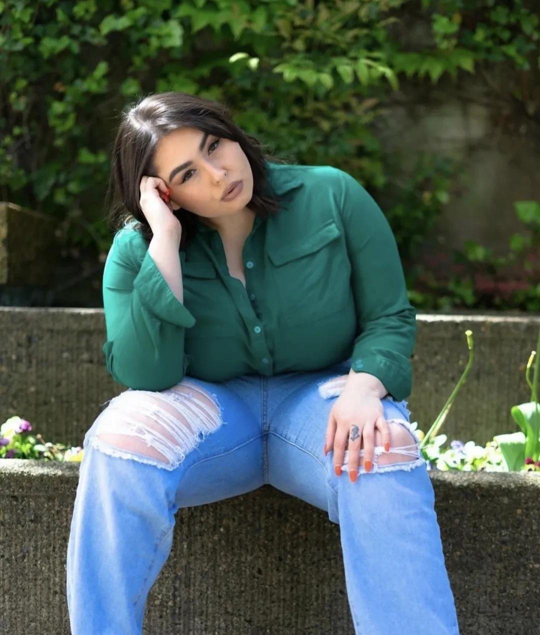 绝美的100公斤胖妞,波兰大码模特:lancey ann_东欧_体重_意大利