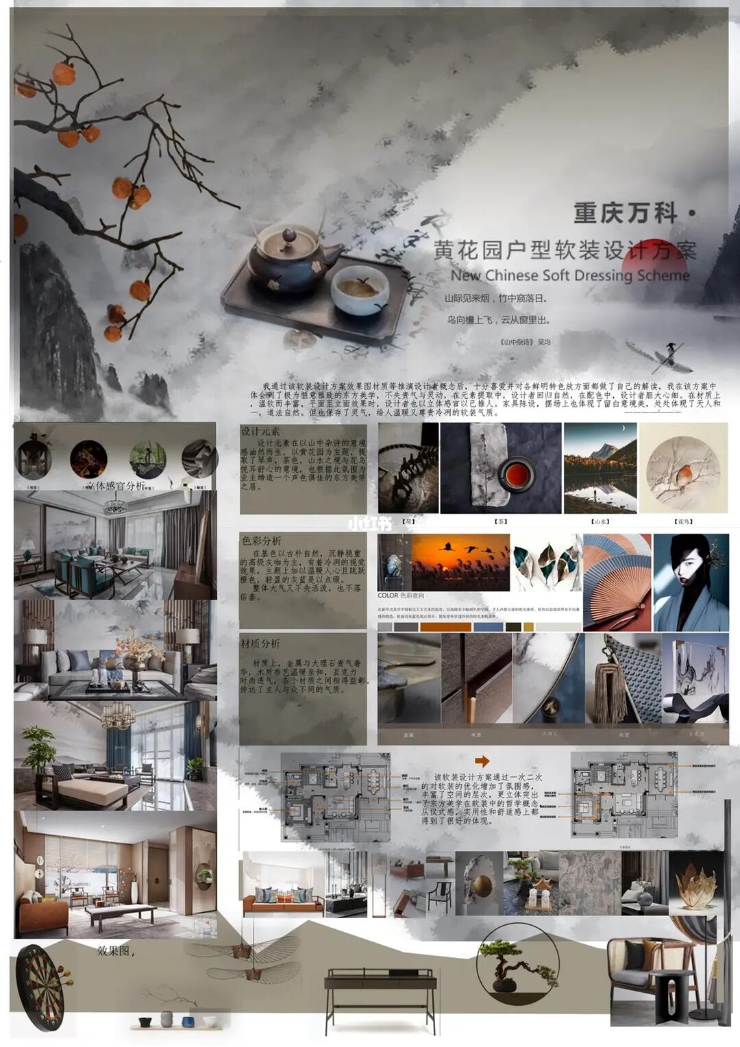 内容非原创,侵删哦,仅排版常规又安全快速的板式分享#软装设计  #展板