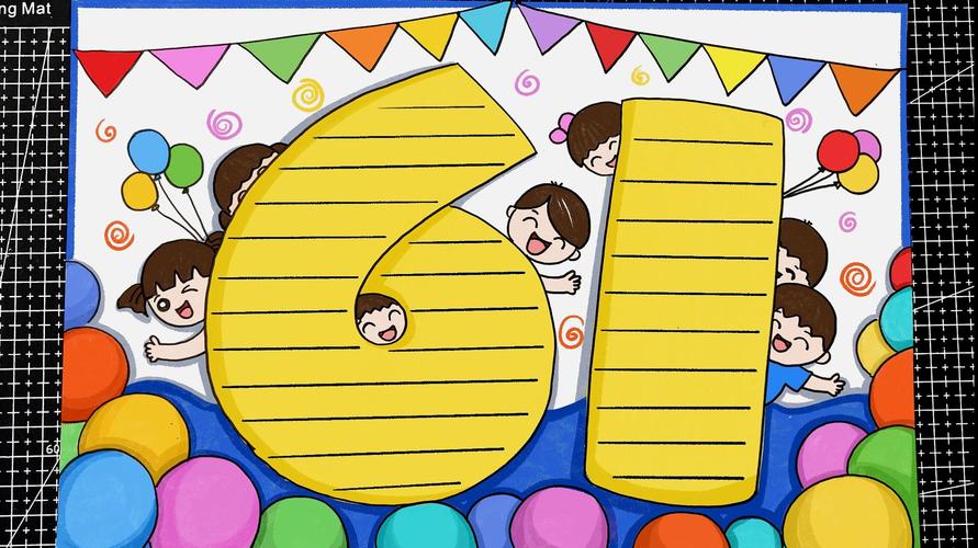 小伶玩具小葩画六一儿童节手抄报 六一儿童节手抄报