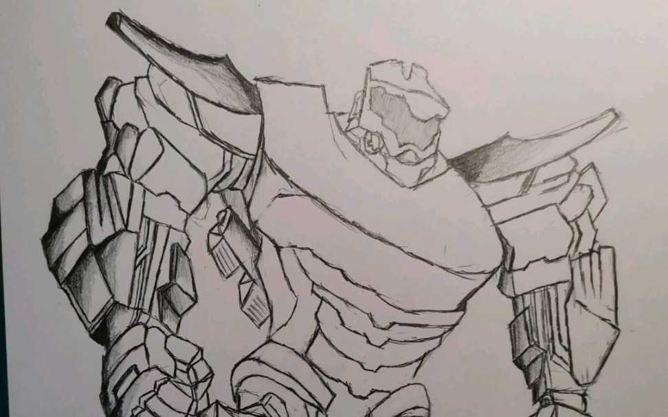 手绘环太平洋阿特拉斯歼灭者