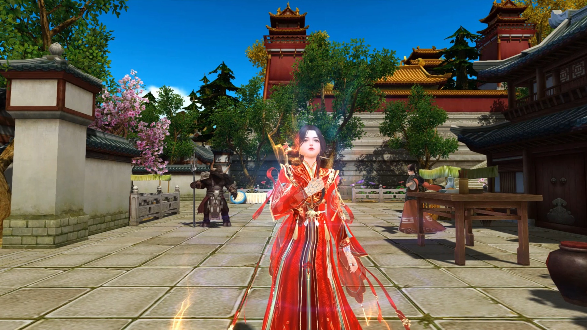 《天龙八部网游》这件婚服感觉有种精细的美