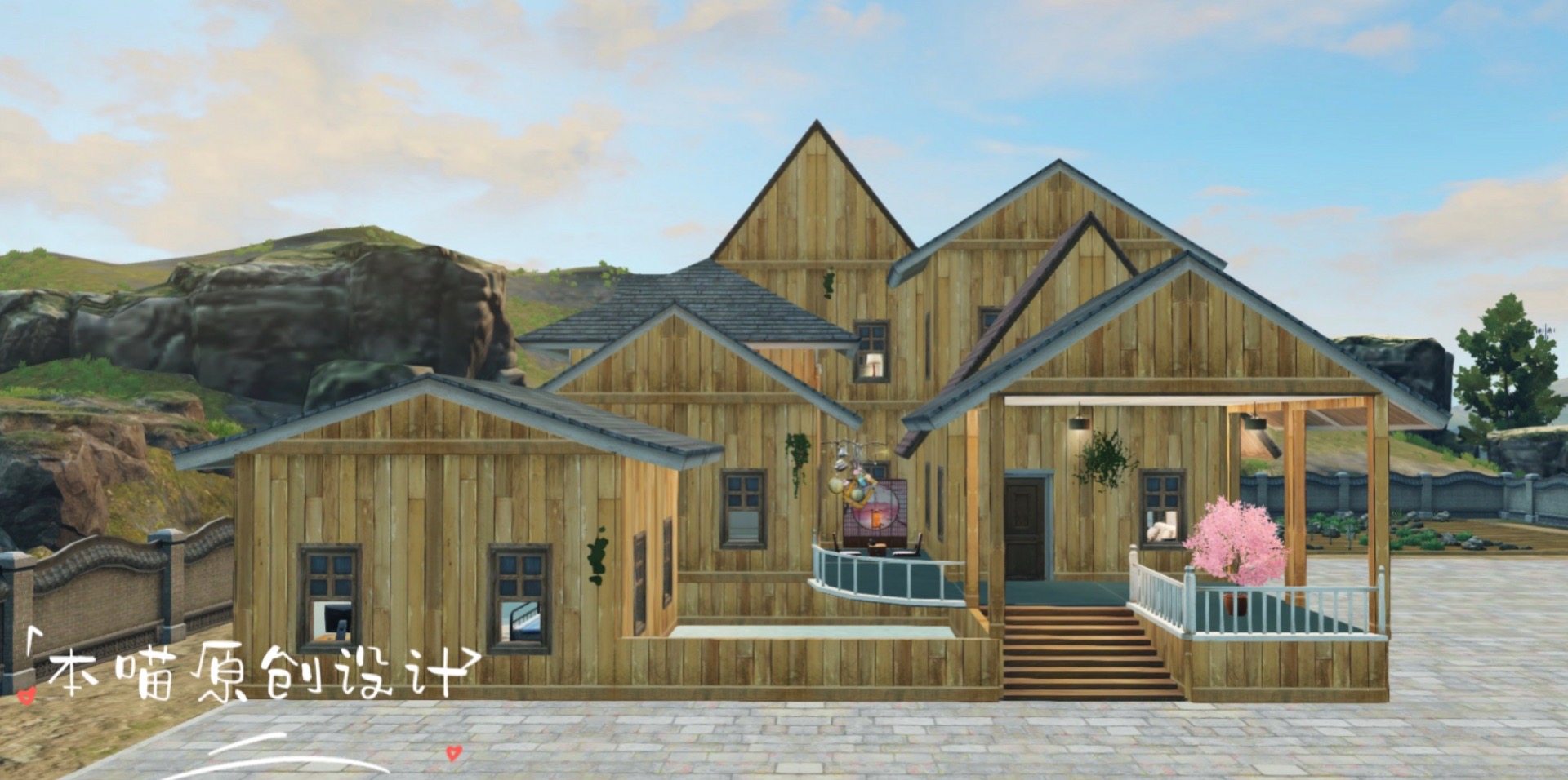 明日之后零氪金建筑蓝图本喵独家设计《仙女阁》房子蓝图