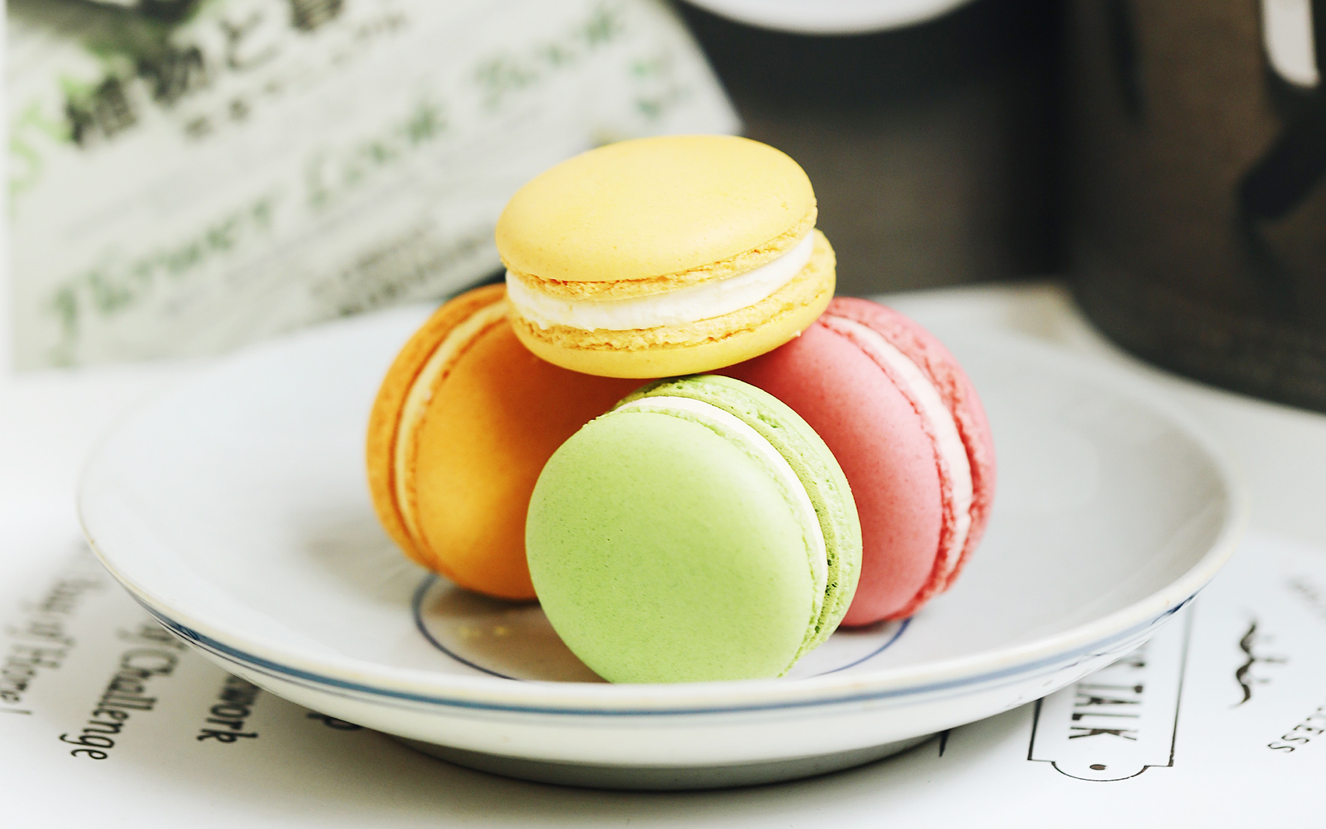 马卡龙唯美高清电脑桌面壁纸