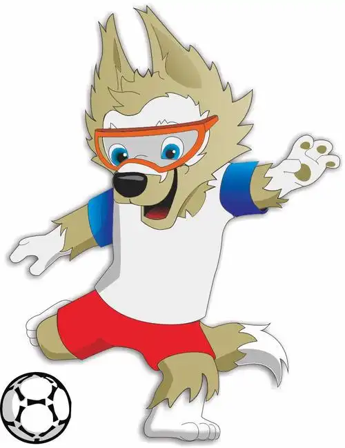 2018俄罗斯世界杯吉祥物卡通形象