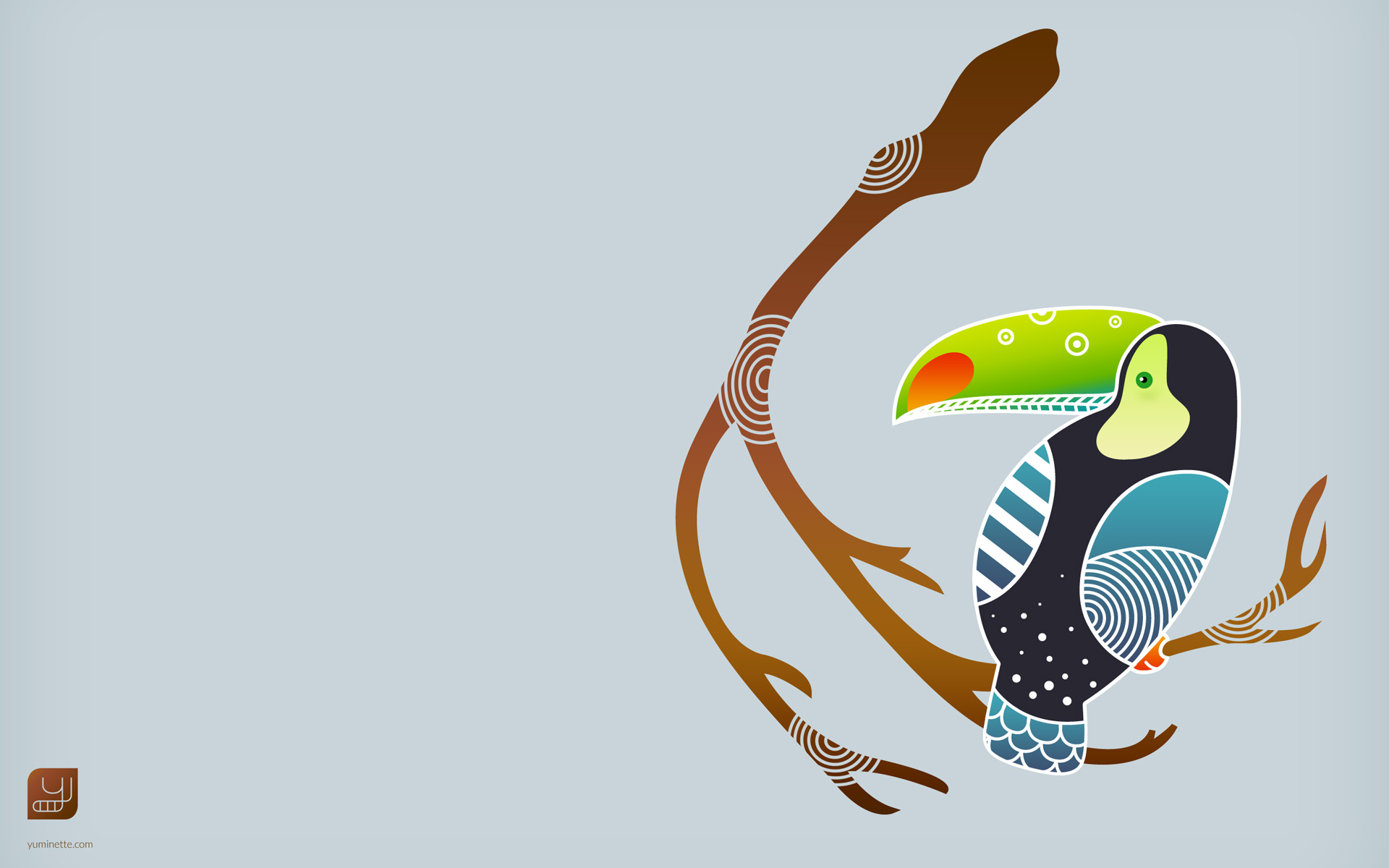 可爱创意插画高清win8电脑桌面主题壁纸(三)