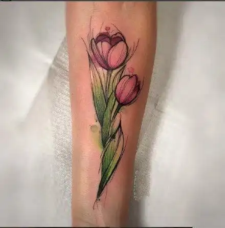 适合女生的小臂可爱纹身图案2