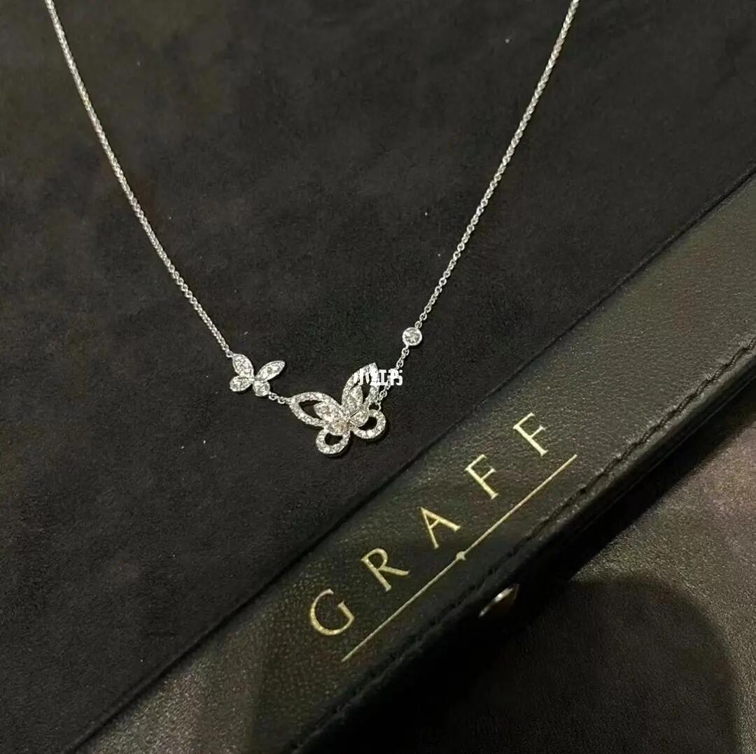 graff带钻双蝴蝶项链03