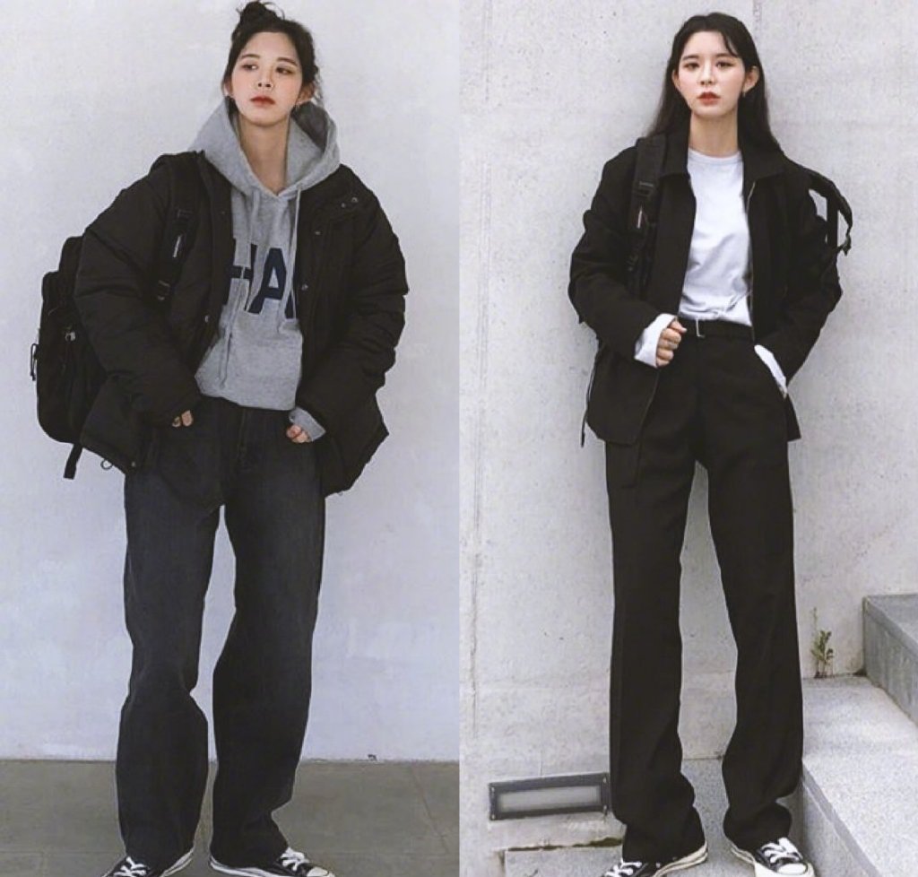 现在都非常流行西服套装穿搭,小个子女生穿起来是一种精致的时尚,高