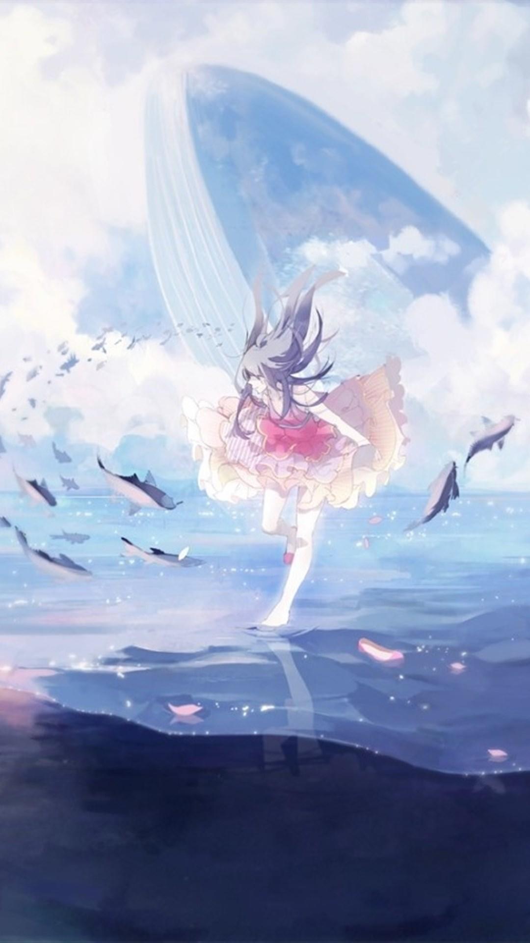 唯美动漫场景插画