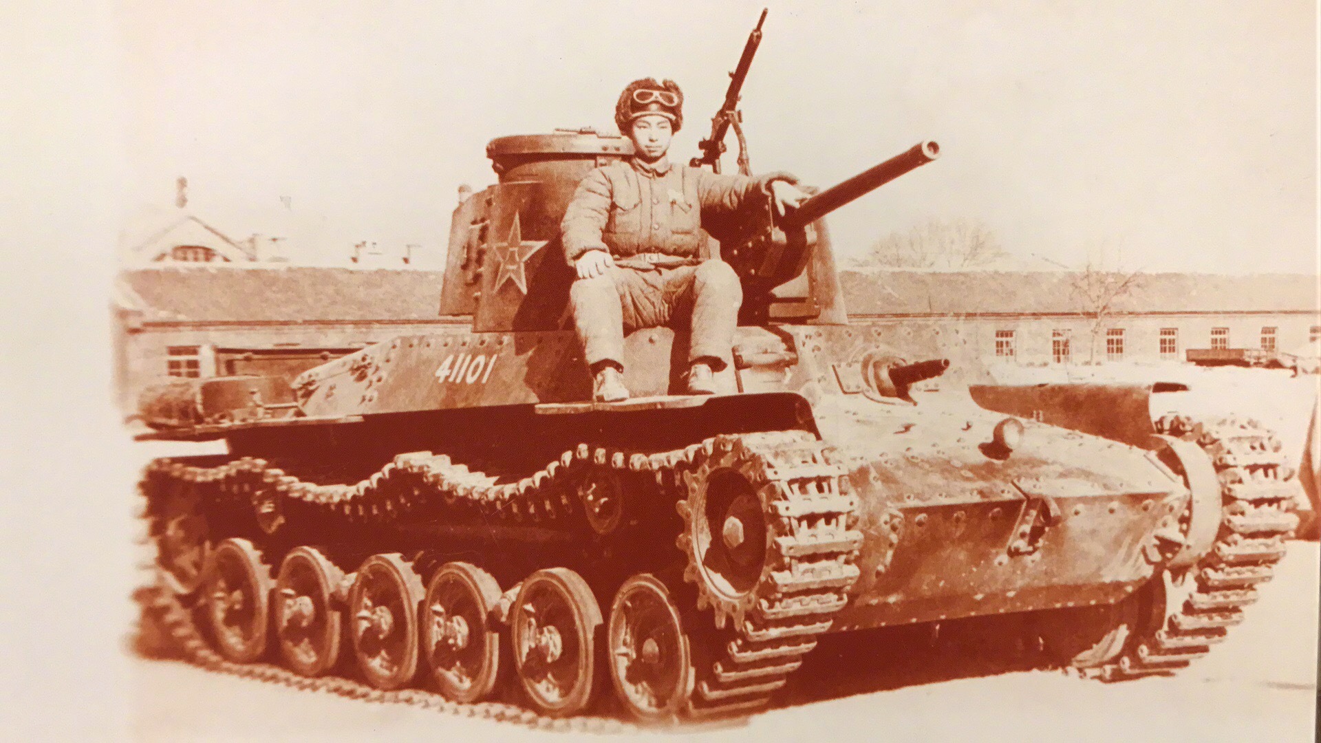 罕见彩色照片解放战争时期的解放军似乎是苏联记者拍摄的