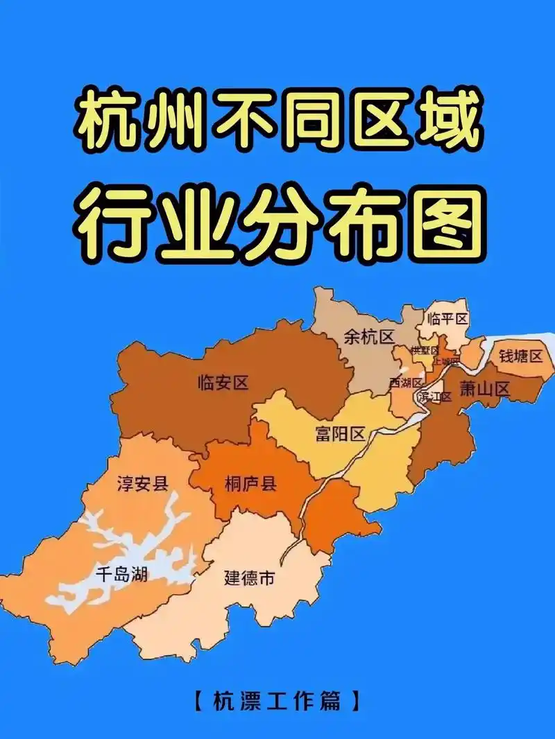 杭州每个区都适合什么工作?